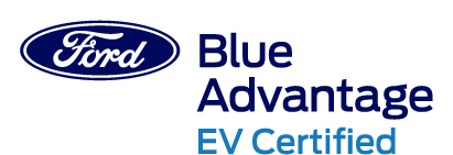 Ford Blue Advantage EV Certified Pre-Owned Program logo