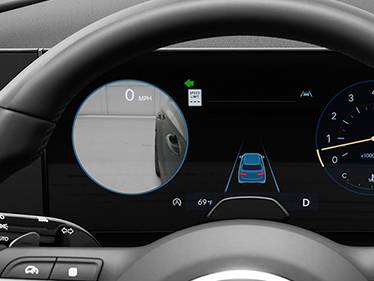 Available class-exclusive Blind-Spot View Monitor