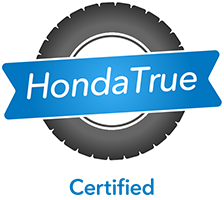 Logotipo del programa "certificado de segunda mano" de Honda True