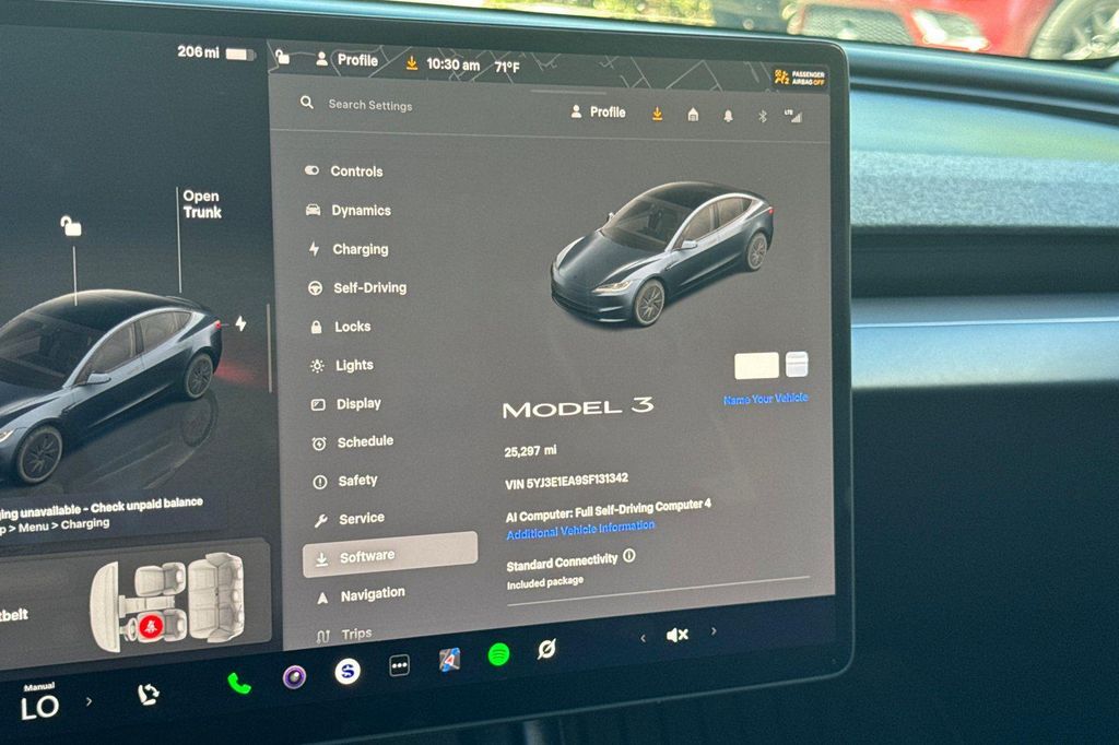2025 Tesla MODEL 3 STANDARD RANGE 照片 3