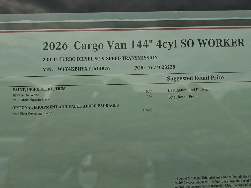 صورة مصغرة 16 لـ 2026 Mercedes-BENZ SPRINTER 2500