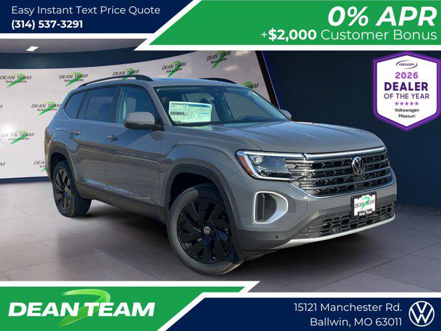New 2026 Volkswagen Atlas 2.0T SE w/Technology