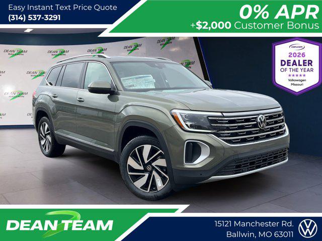 New 2026 Volkswagen Atlas 2.0T SEL