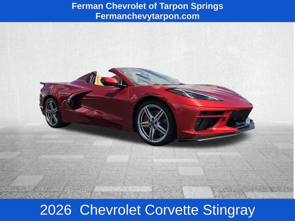 New 2026 Chevrolet Corvette Stingray w/2LT