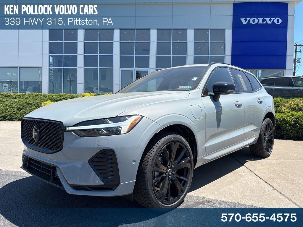 New 2026 Volvo XC60 Plug-In Hybrid Black Edition Ultra, T8 AWD Electric/Gasoline, Dark