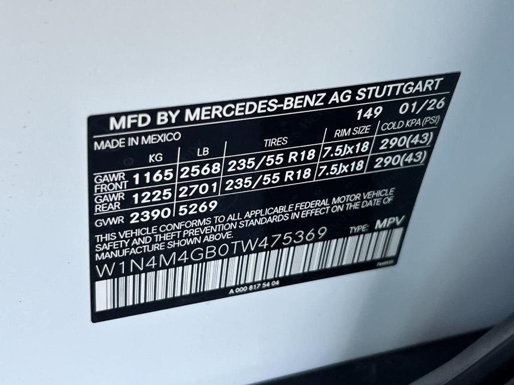 2026 Mercedes-BENZ GLB 缩略图 27