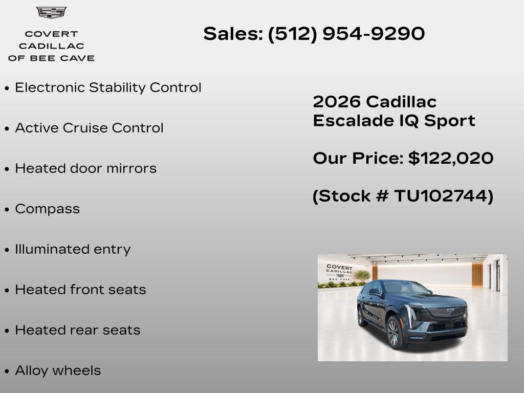 2026 Cadillac ESCALADE IQ SPORT 照片 14