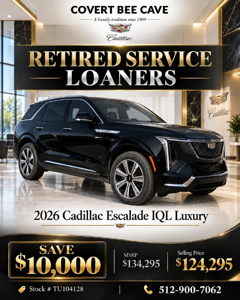 New 2026 Cadillac Escalade IQL Luxury