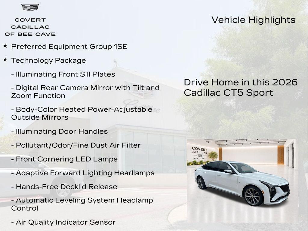 2026 Cadillac CT5 SPORT 缩略图 6