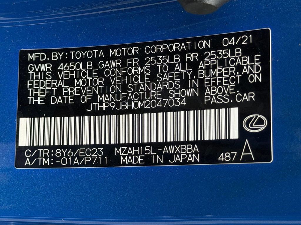 2021 Lexus UX 250H BASE 照片 30