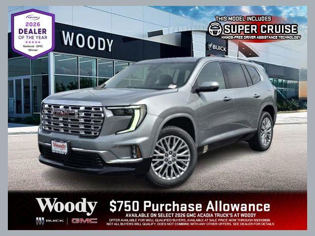 New 2026 GMC Acadia AWD Denali