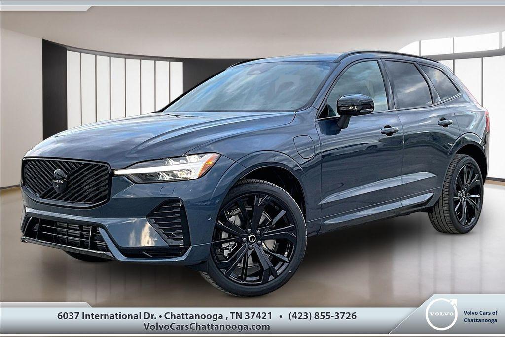 New 2026 Volvo XC60 Plug-In Hybrid Black Edition Ultra, T8 AWD Electric/Gasoline, Dark