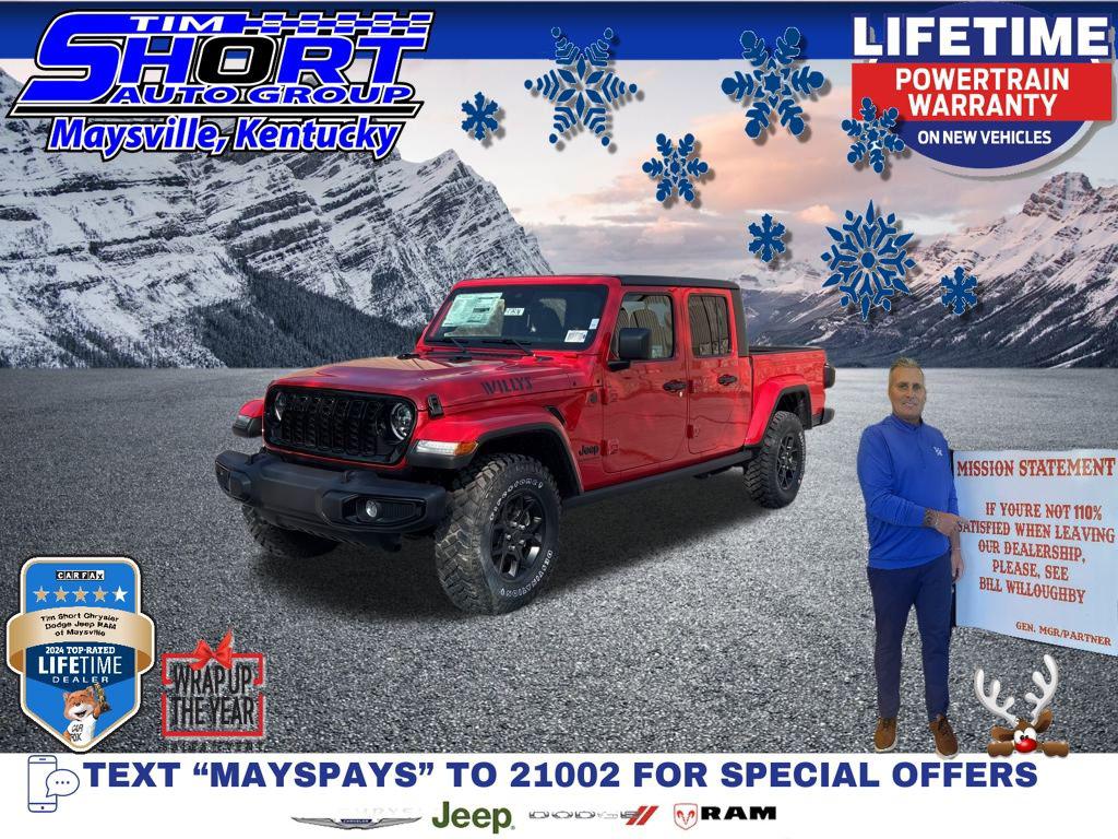 New 2025 Jeep Gladiator Willys