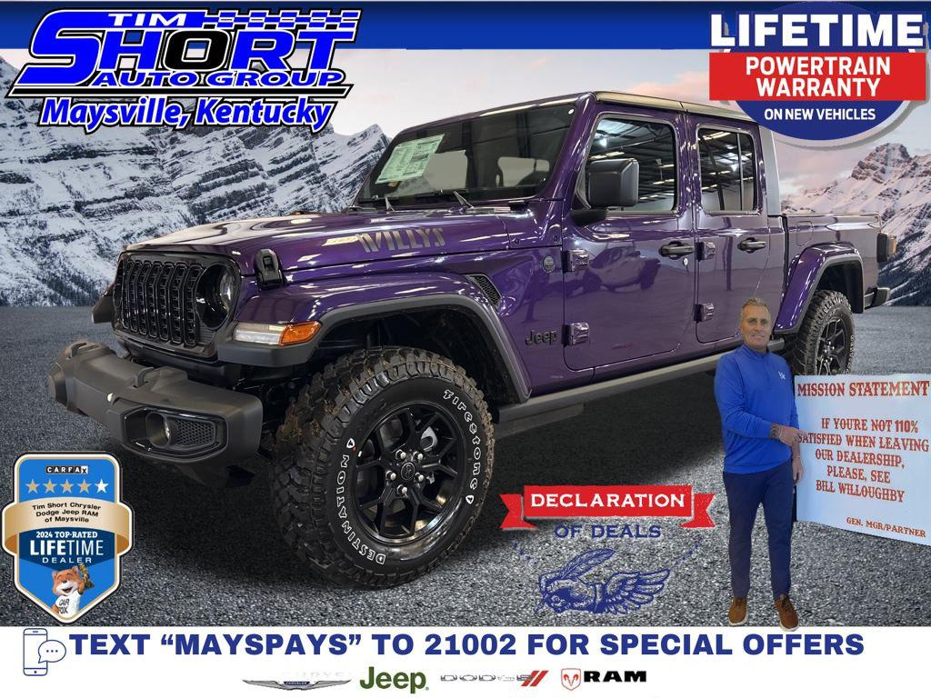 New 2026 Jeep Gladiator Willys 4x4