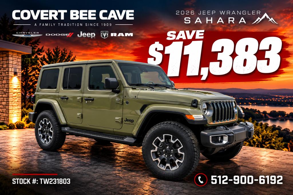 New 2026 Jeep Wrangler Sahara