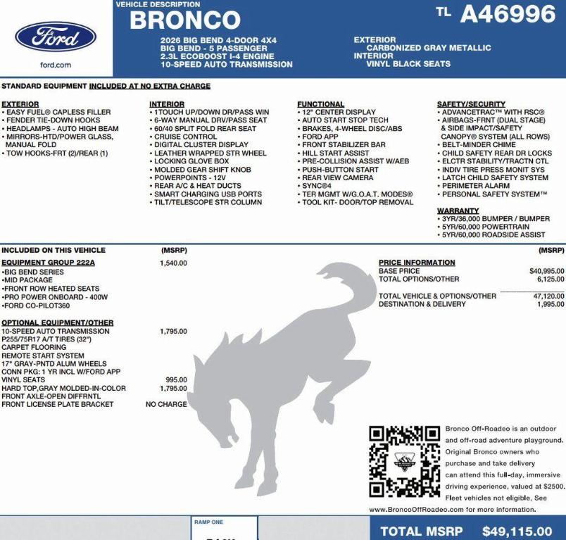 FORD BRONCO - 2