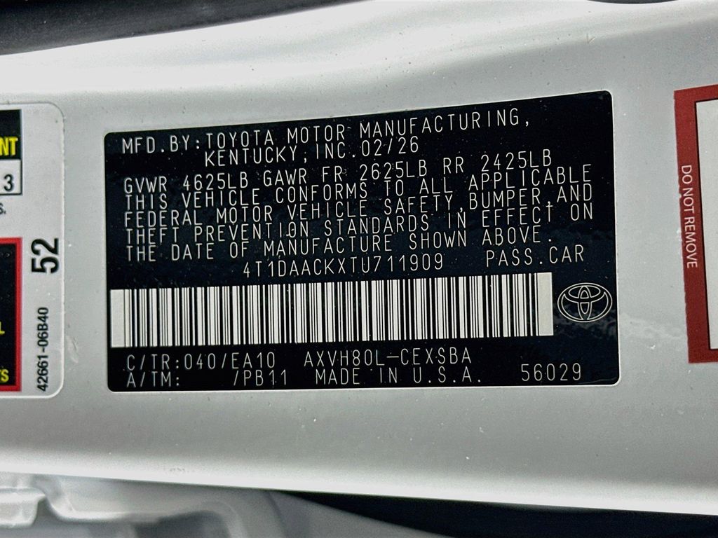 TOYOTA CAMRY SE - 10