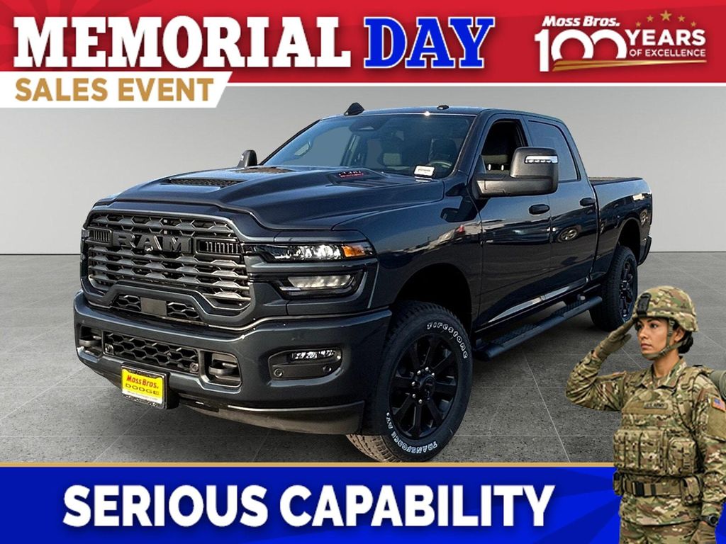 New 2026 RAM 2500 Black Express Crew Cab 4x4 6'4' Box