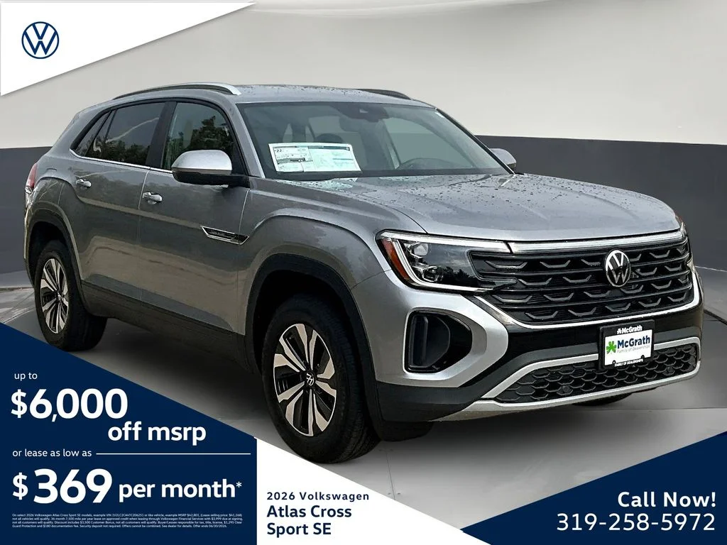 New 2026 Volkswagen Atlas Cross Sport 2.0T SE