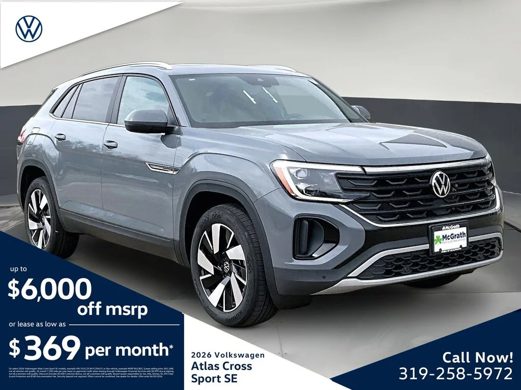 New 2026 Volkswagen Atlas Cross Sport 2.0T SE w/Technology