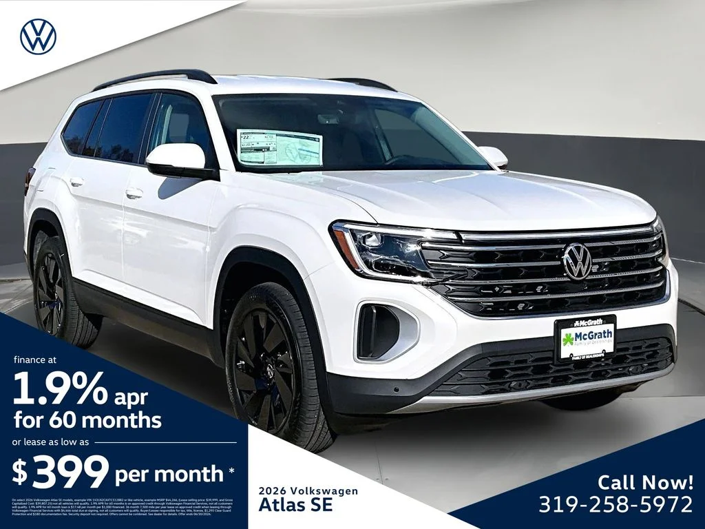 New 2026 Volkswagen Atlas 2.0T SE w/Technology