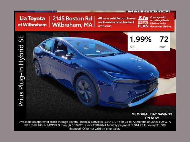 New 2026 Toyota Prius Plug-In Hybrid SE