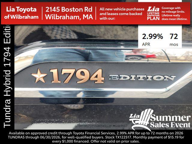 صورة مصغرة 13 لـ 2026 Toyota TUNDRA HYBRID 1794 EDITION