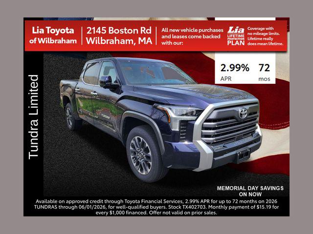 New 2026 Toyota Tundra Limited
