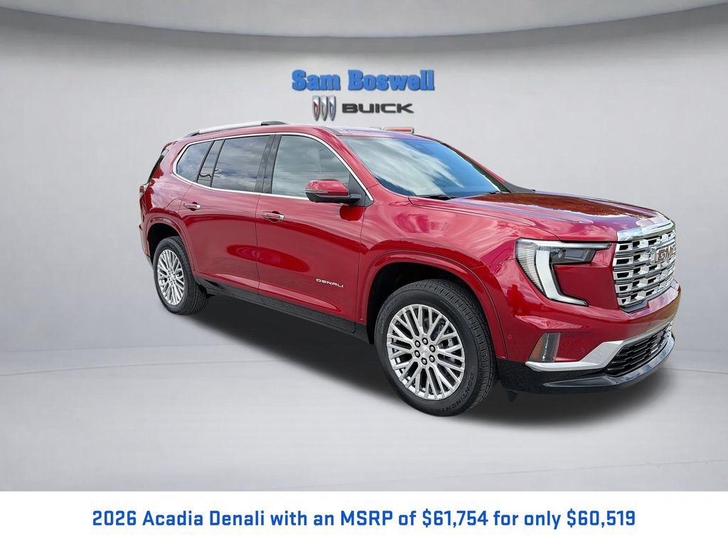 New 2026 GMC Acadia Denali
