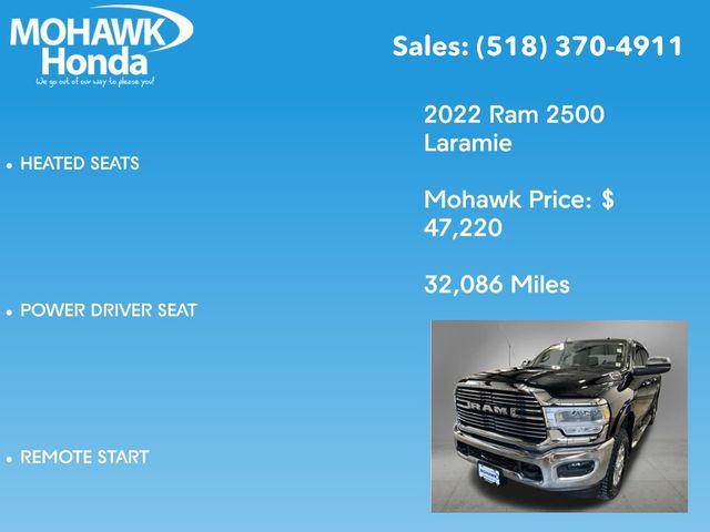 2022 RAM 2500 LARAMIE CREW CAB 4X4 6'4' BOX thumbnail 14