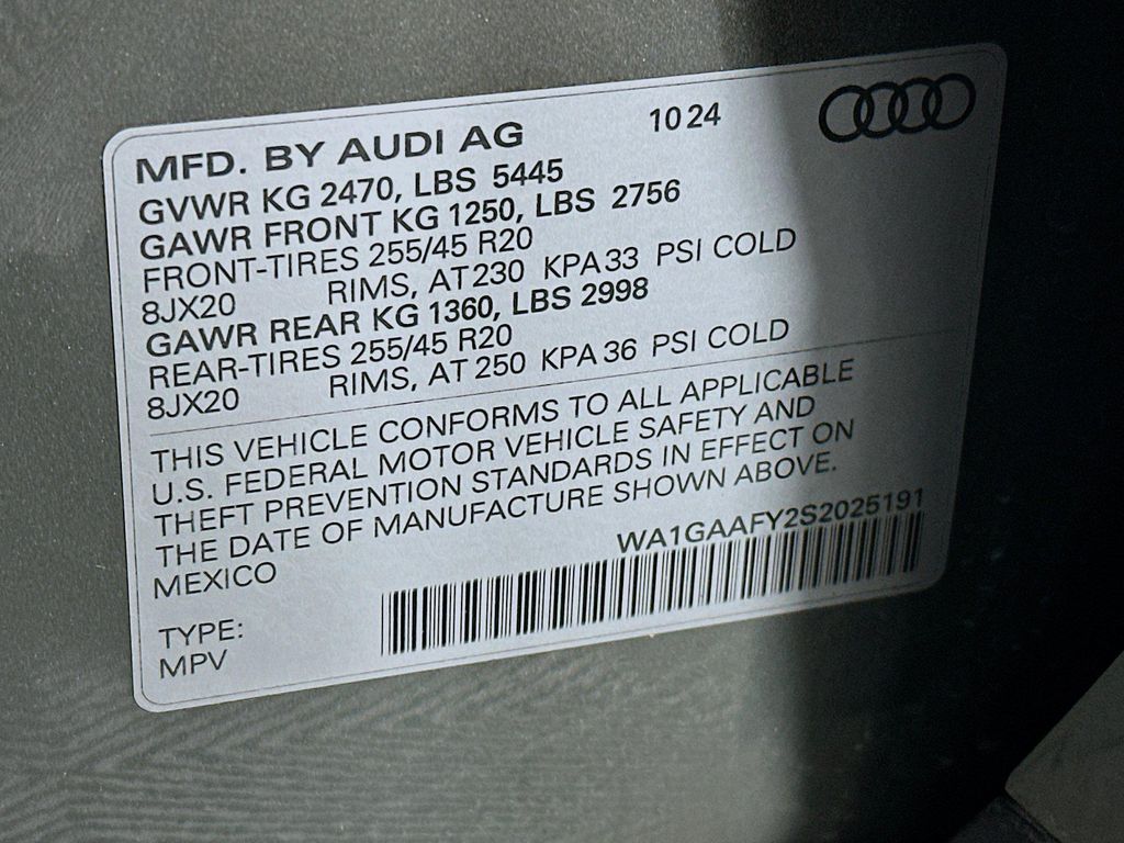 صورة 10 لـ 2025 AUDI Q5 45 S LINE PREMIUM