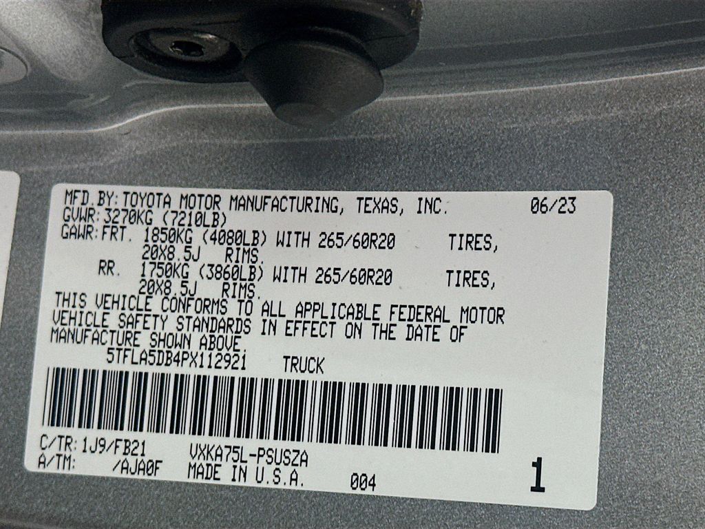 2023 Toyota TUNDRA SR5 photo 10