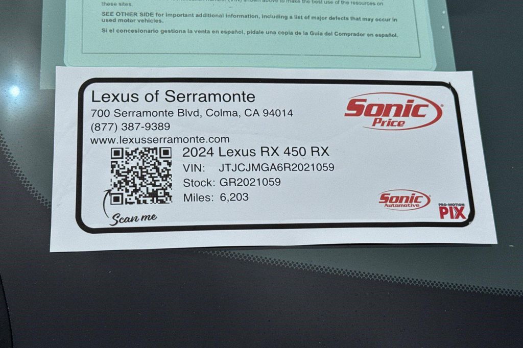 2024 Lexus RX 450H+ BASE thumbnail 36