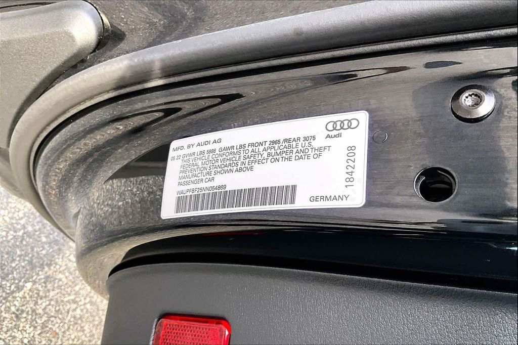 2022 AUDI S7 PREMIUM PLUS TFSI QUATTRO TIPTRONIC 缩略图 34