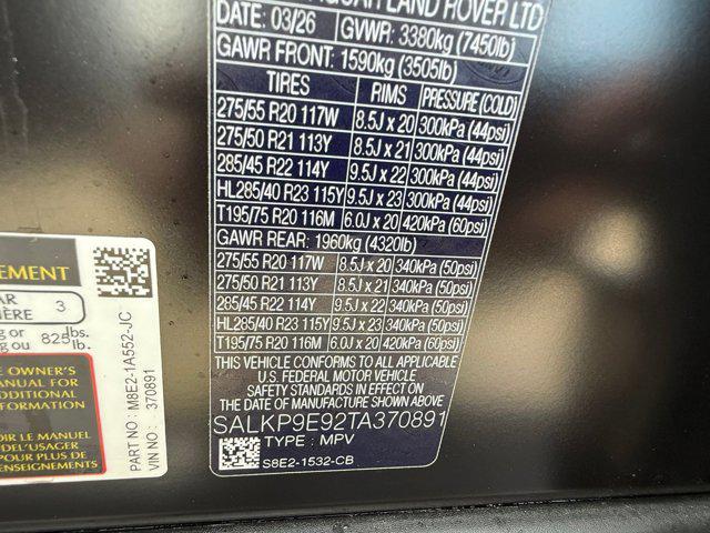 2026 LAND Rover RANGE ROVER P530 SE thumbnail 20