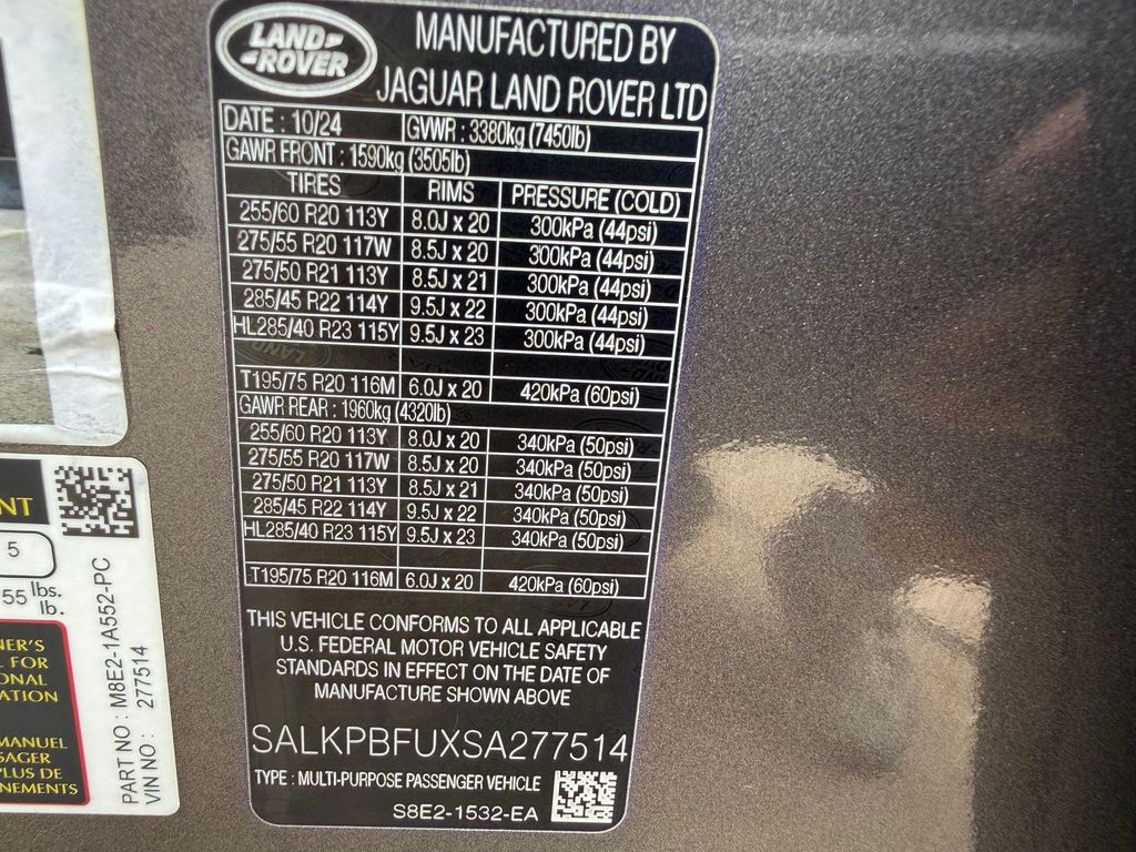 2025 LAND Rover RANGE ROVER P400 SE 7 SEAT — миниатюра 36