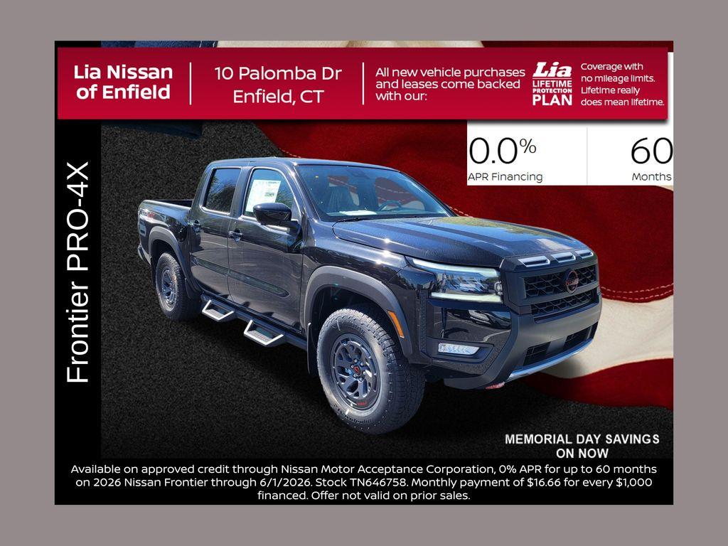 New 2026 Nissan Frontier PRO-4X
