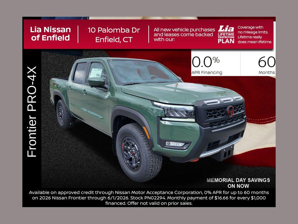 New 2026 Nissan Frontier PRO-4X