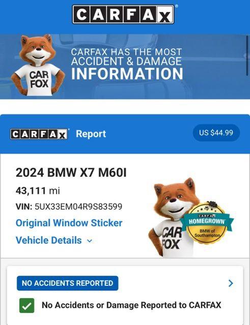 2024 BMW X7 M60I 缩略图 8