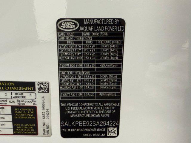 2025 LAND Rover RANGE ROVER P530 SE 7 SEAT thumbnail 20