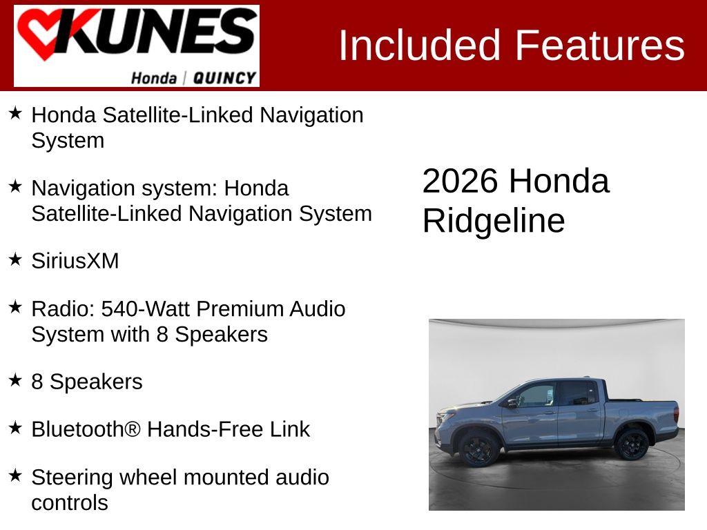 صورة 2 لـ 2026 Honda RIDGELINE BLACK EDITION