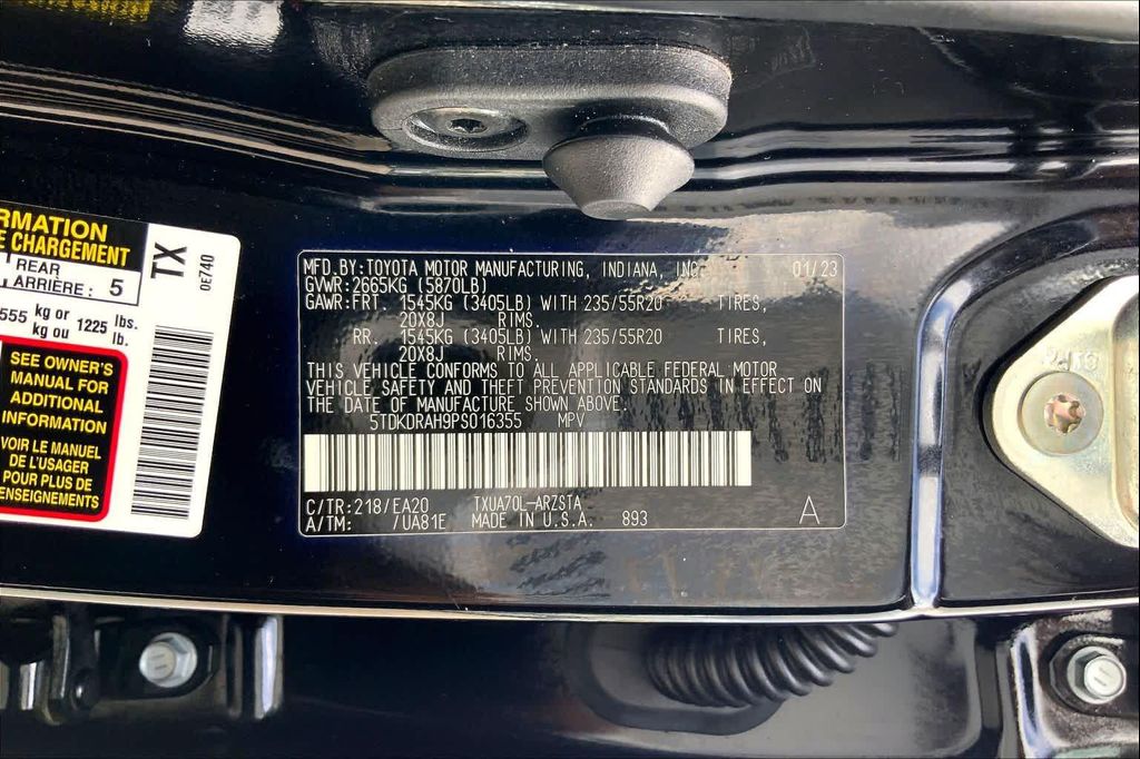 2023 Toyota HIGHLANDER XSE 缩略图 36