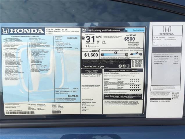 صورة مصغرة 21 لـ 2026 Honda ACCORD SE