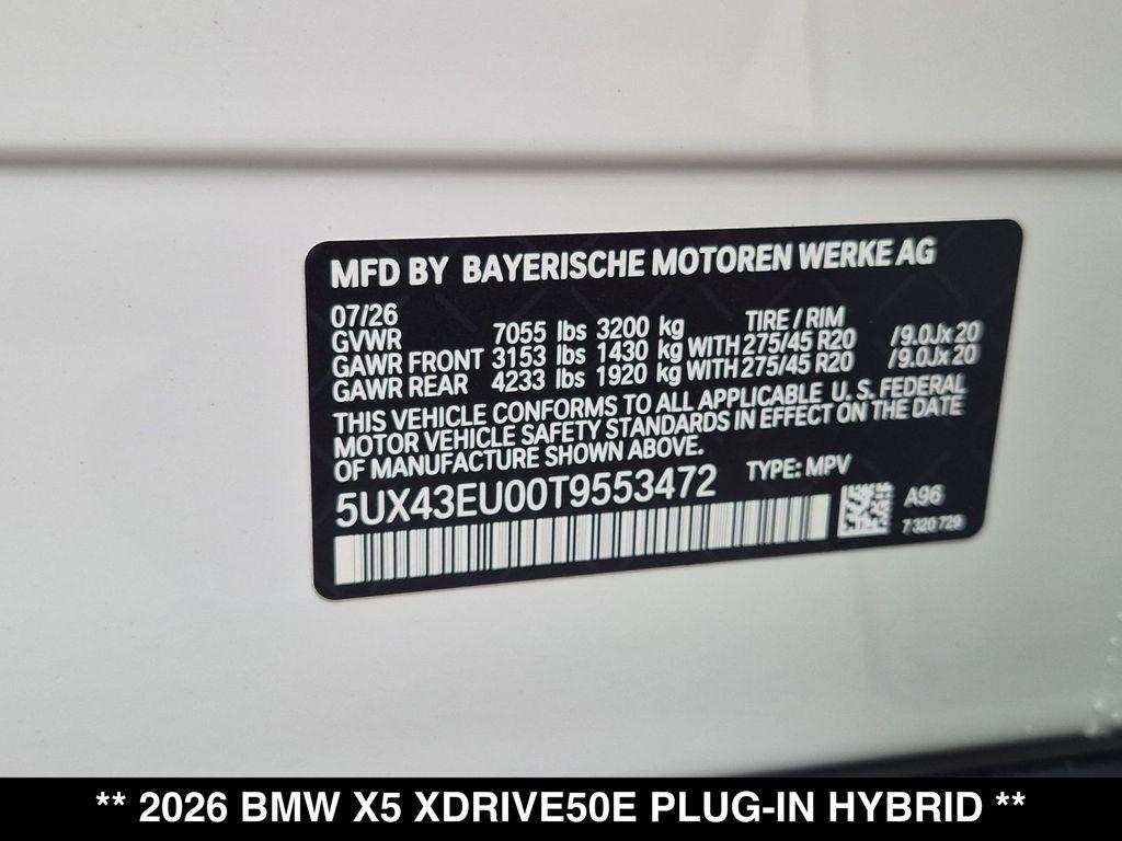 2026 BMW X5 XDRIVE50E 缩略图 19