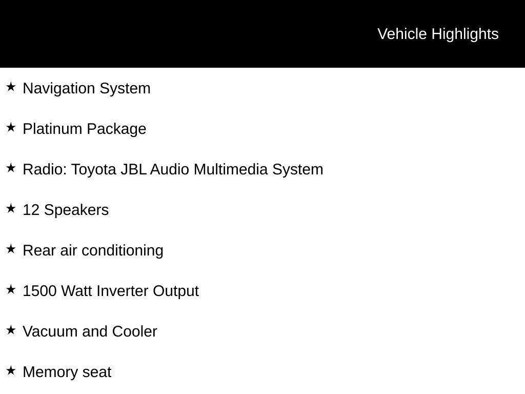 New 2026 Toyota Sienna Platinum 7 Passenger