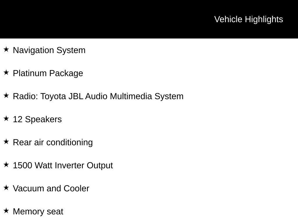 New 2026 Toyota Sienna Platinum 7 Passenger