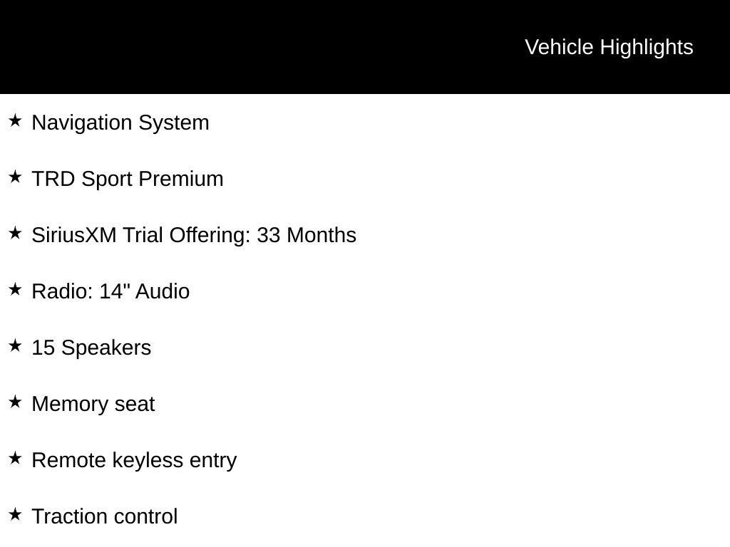 New 2026 Toyota 4Runner TRD Sport Premium