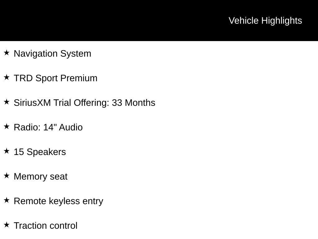 New 2026 Toyota 4Runner TRD Sport Premium