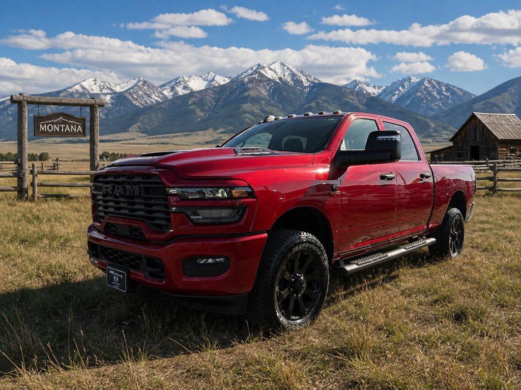New 2026 RAM 2500 Black Express Crew Cab 4x4 6'4' Box
