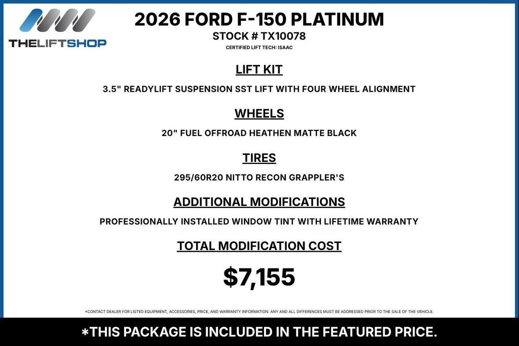 2026 FORD F-150 PLATINUM 照片 2